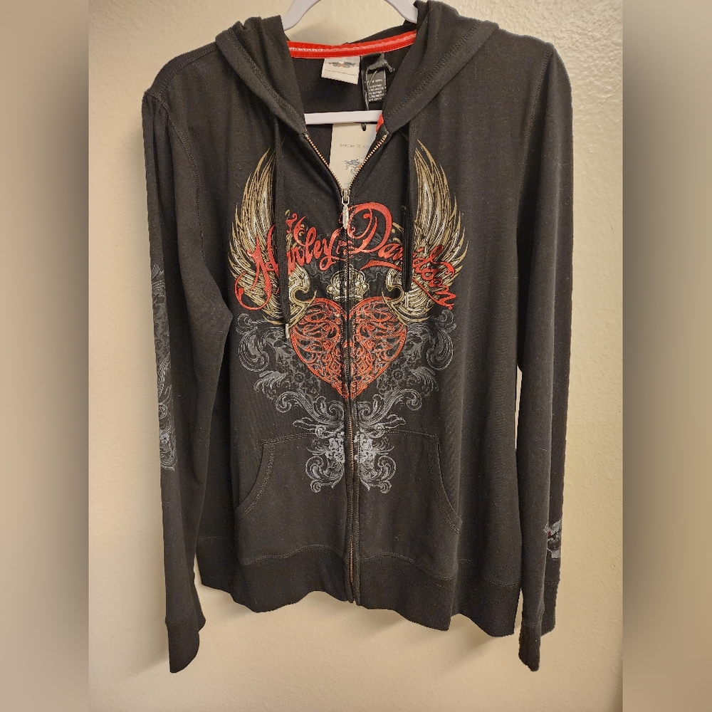 NWT Harley-Davidson Crown Heart Jacket